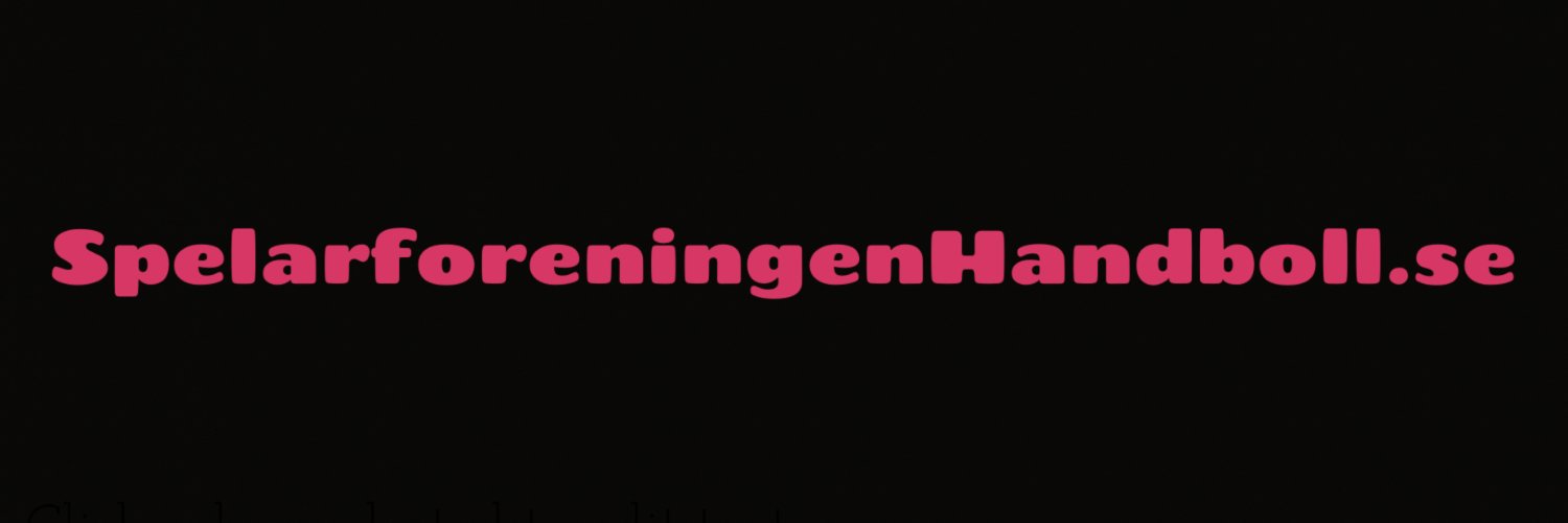 SFHandboll's profile banner image