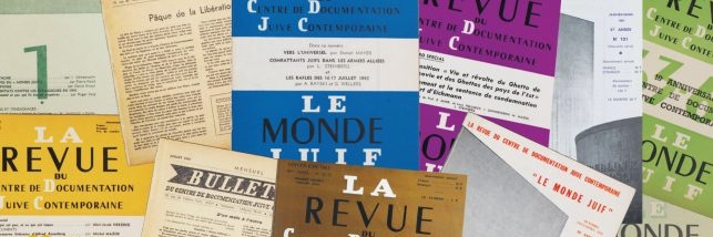 Revue d’histoire de la Shoah banner