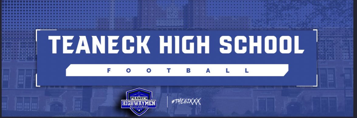 Teaneck High School Football banner