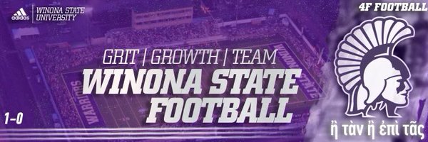 Winona State Football Profile Banner