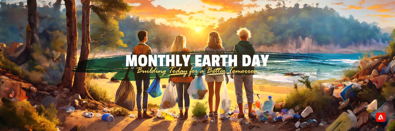 Monthly Earth Day's banner