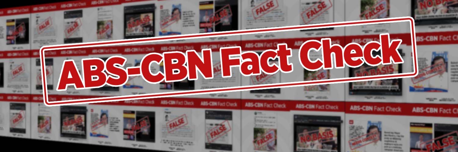 ABS-CBN Fact Check's banner