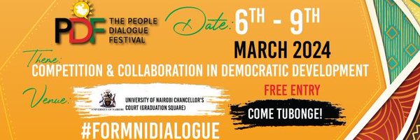 The People Dialogue Festival (PDF) Profile Banner