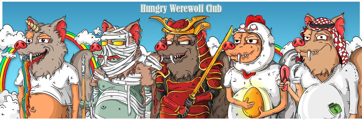 Hungry Werewolf Club banner