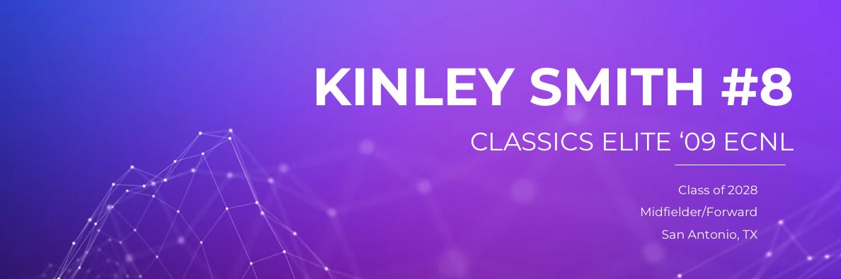 Kinley Smith banner
