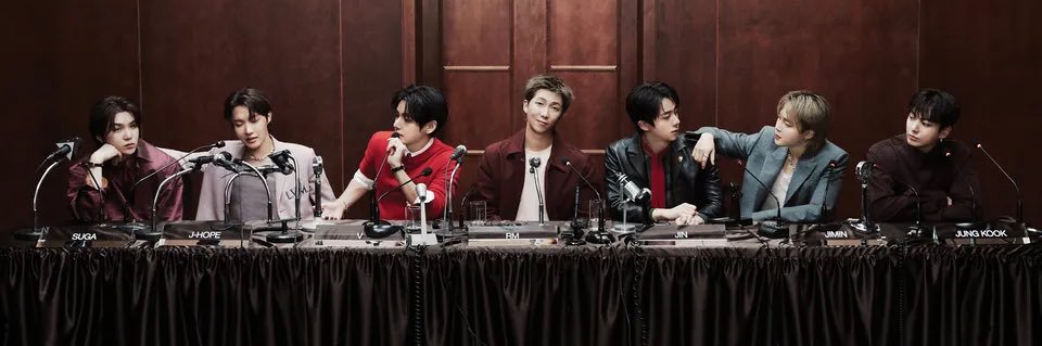 The BTS Chart banner