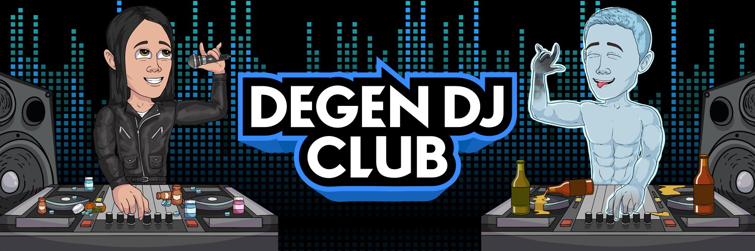 Degen DJ Club MINTING SOON banner