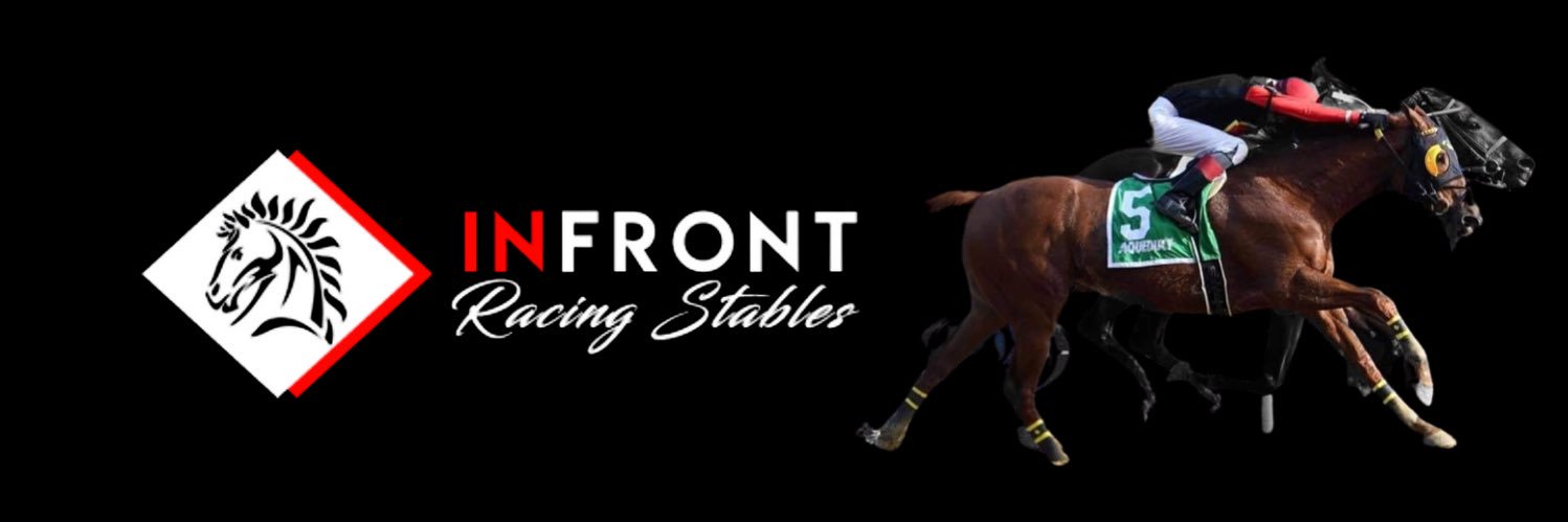 In Front Racing Stables banner