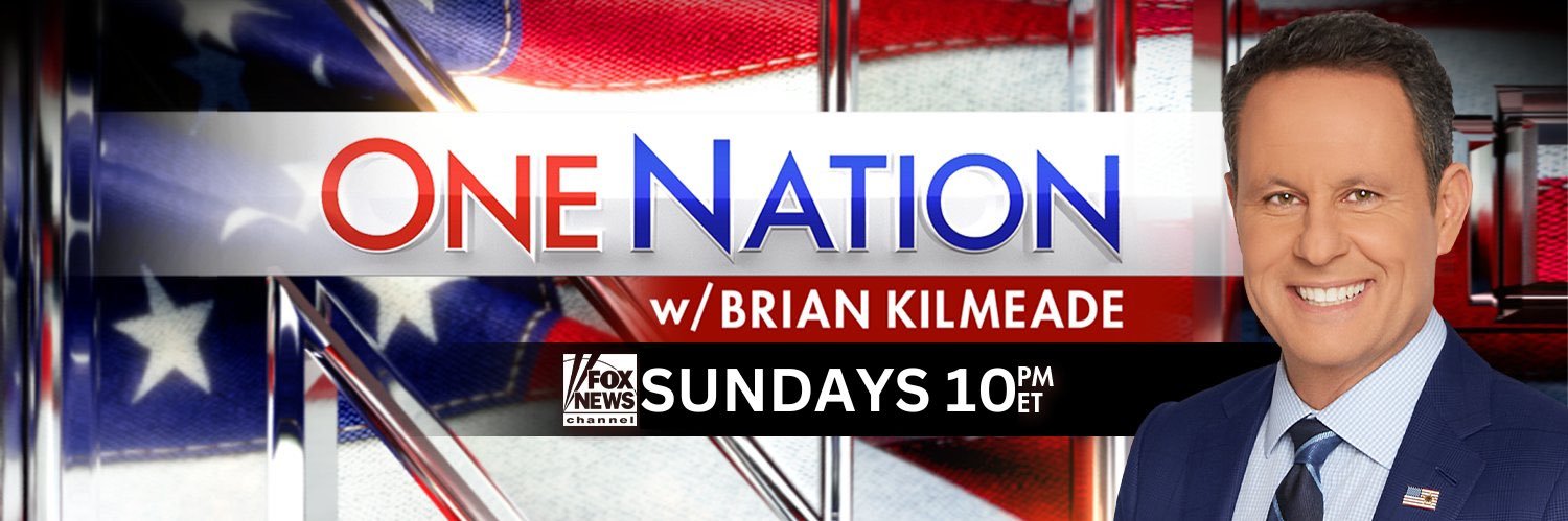 One Nation with Brian Kilmeade's banner