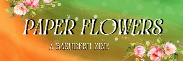 Paper Flowers - Project finished 🧡💚 Profile Banner