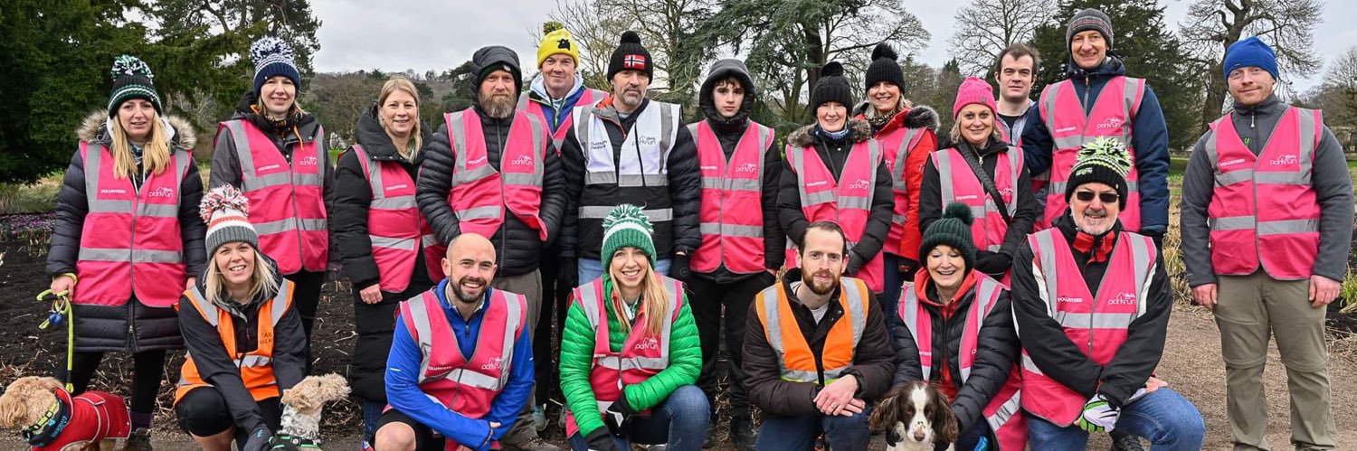 Trentham Gardens parkrun banner