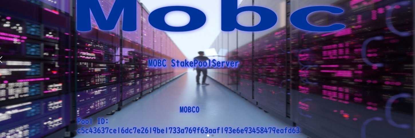 MOBC StakePool banner