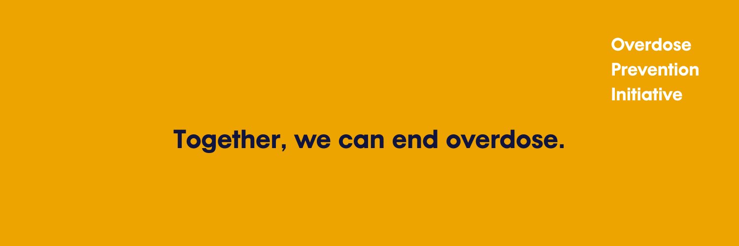 Overdose Prevention Initiative banner