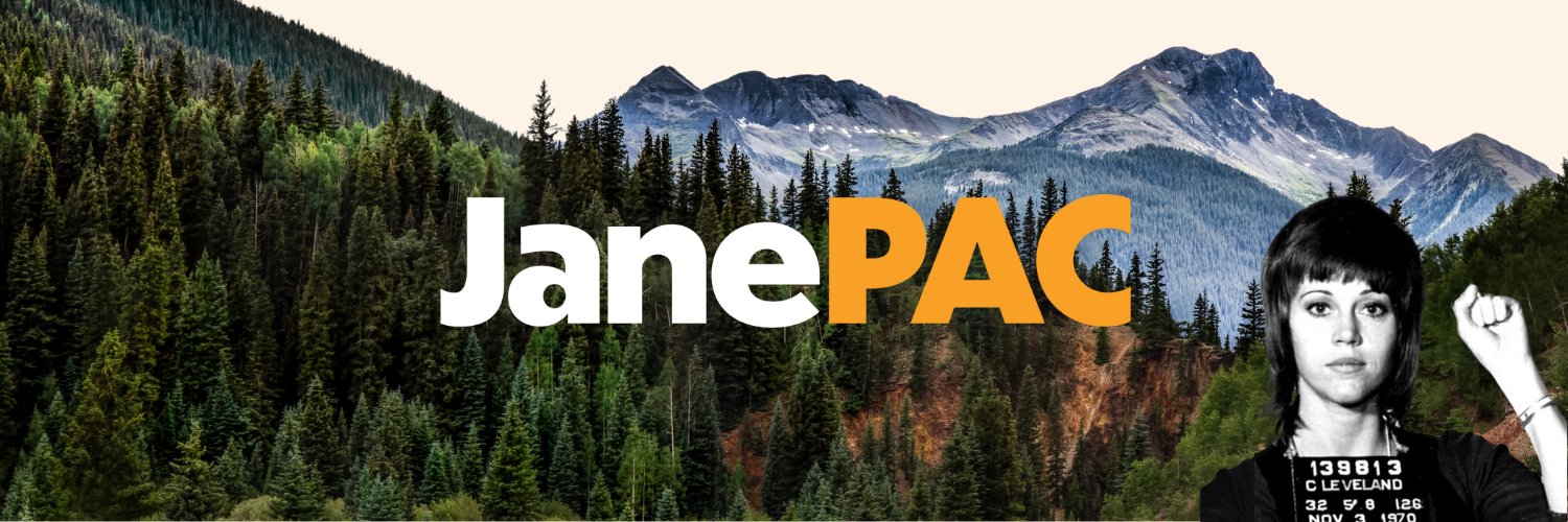 Jane Fonda Climate PAC (JanePAC) banner