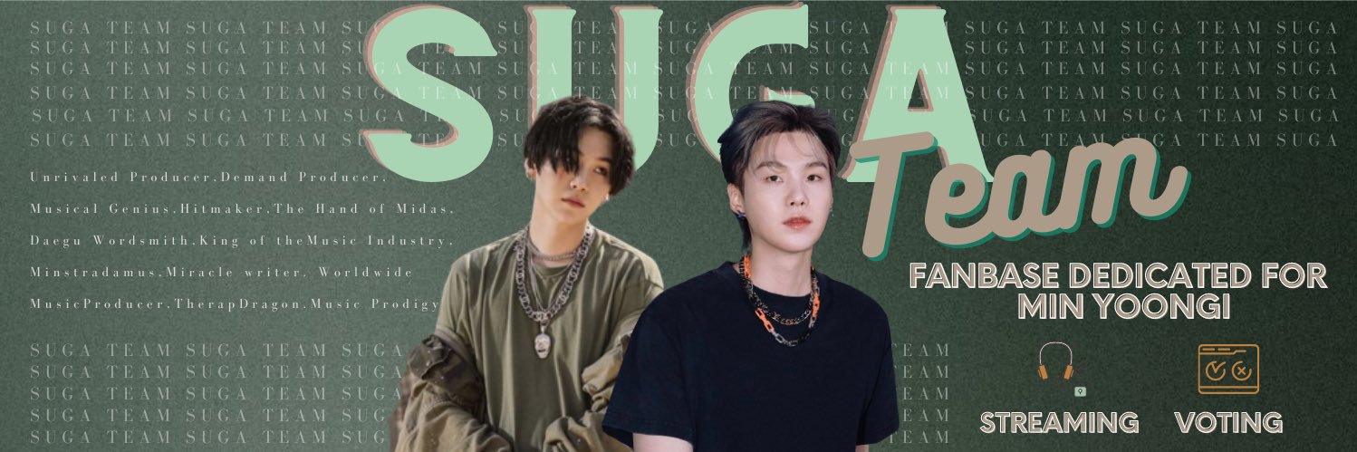 SUGA Team 🥢 banner