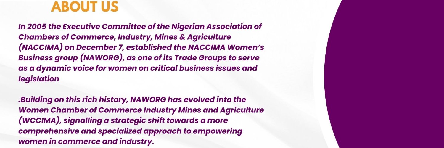 Women Chamber of Commerce, Industry, Mines & Agric banner