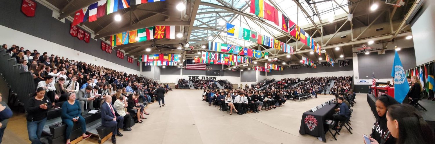Tustin High Model UN banner