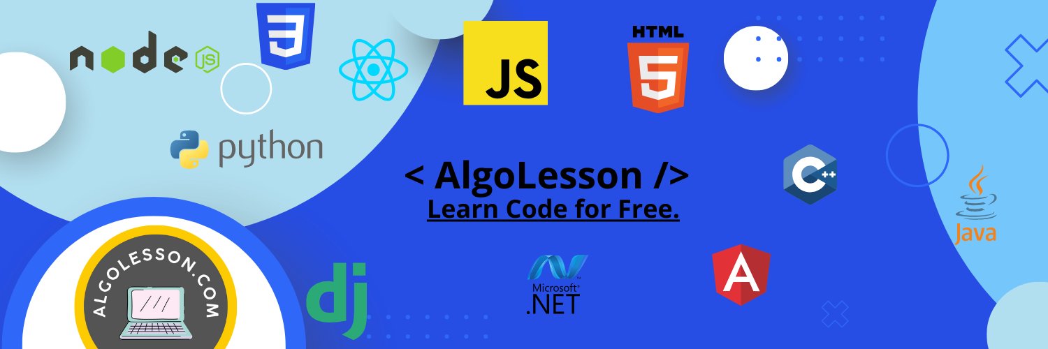 AlgoLesson banner
