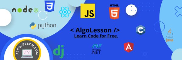 AlgoLesson Profile Banner