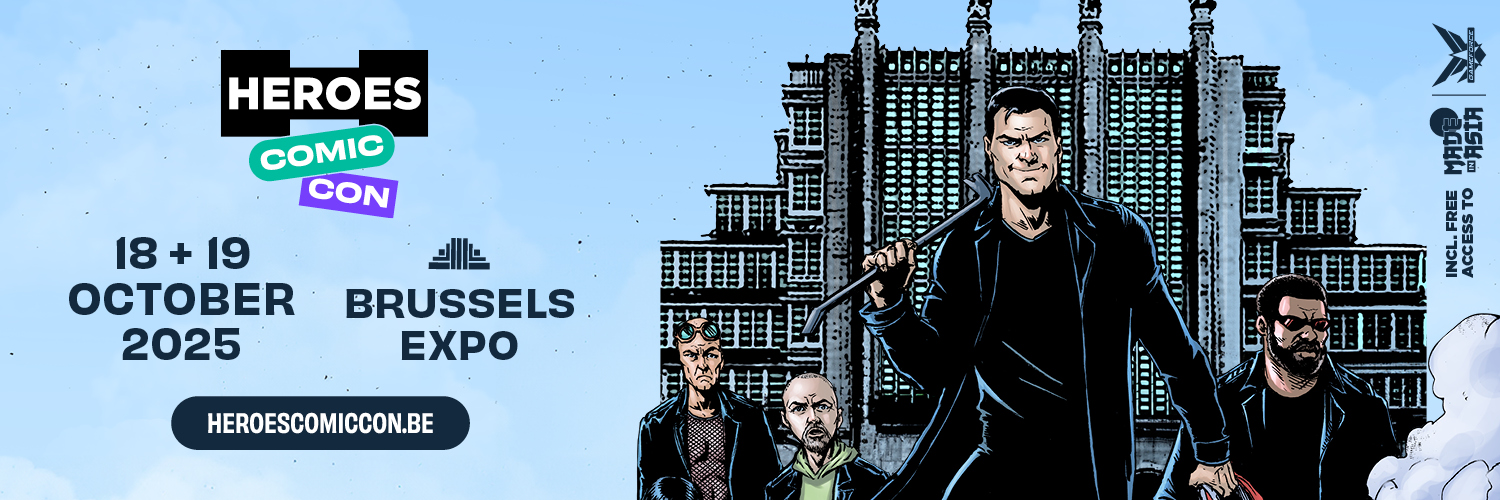 Heroes Comic Con Belgium banner