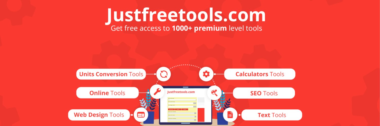 justfreetools's profile banner image