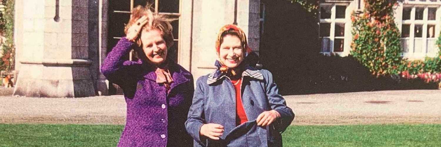 Margaret Thatcher's banner
