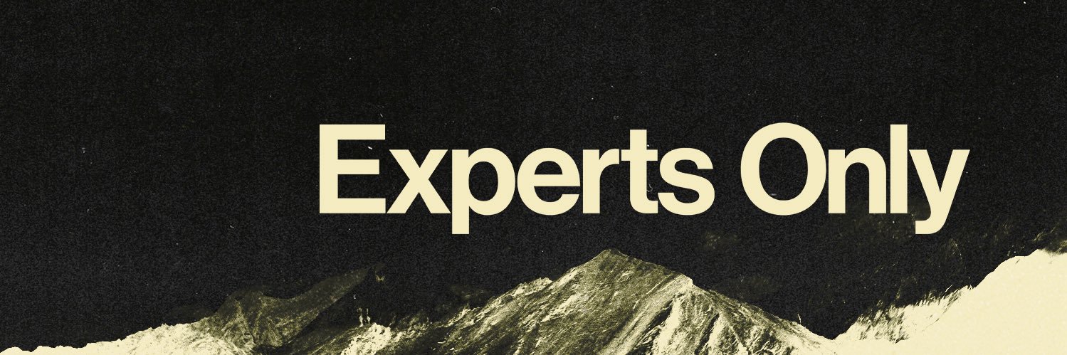 Experts Only banner