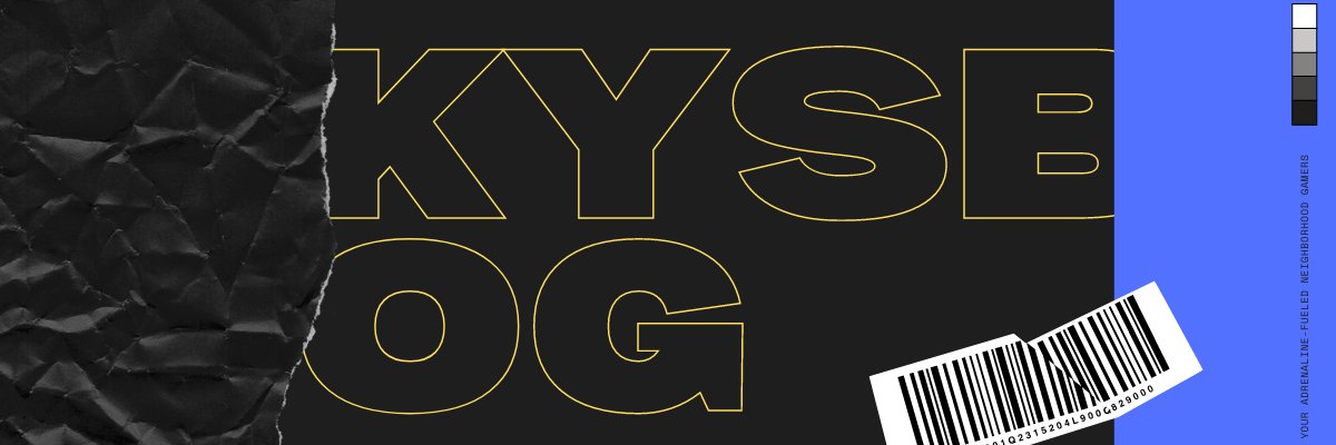 Twitter banner for @kysbog