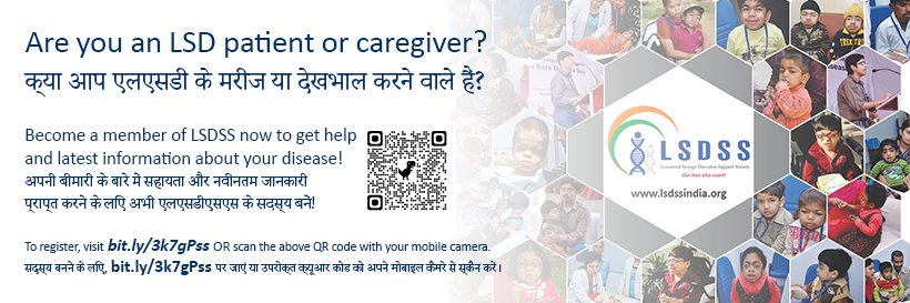 Lysosomal Storage Disorders Support Society—LSDSS banner