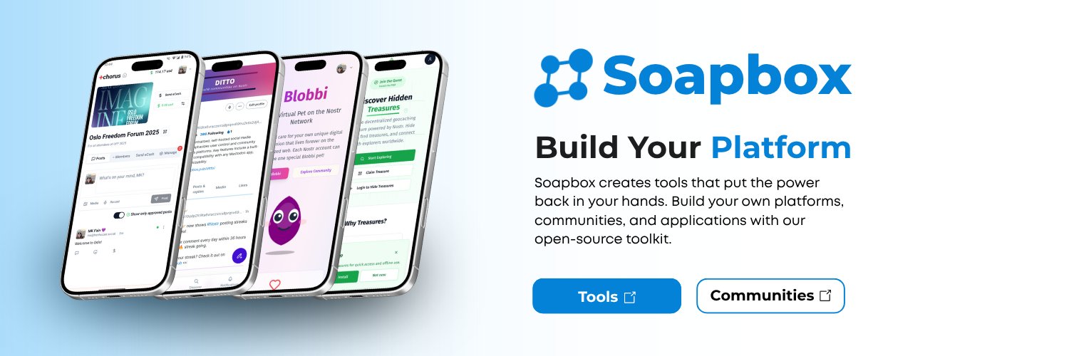 Soapbox's banner