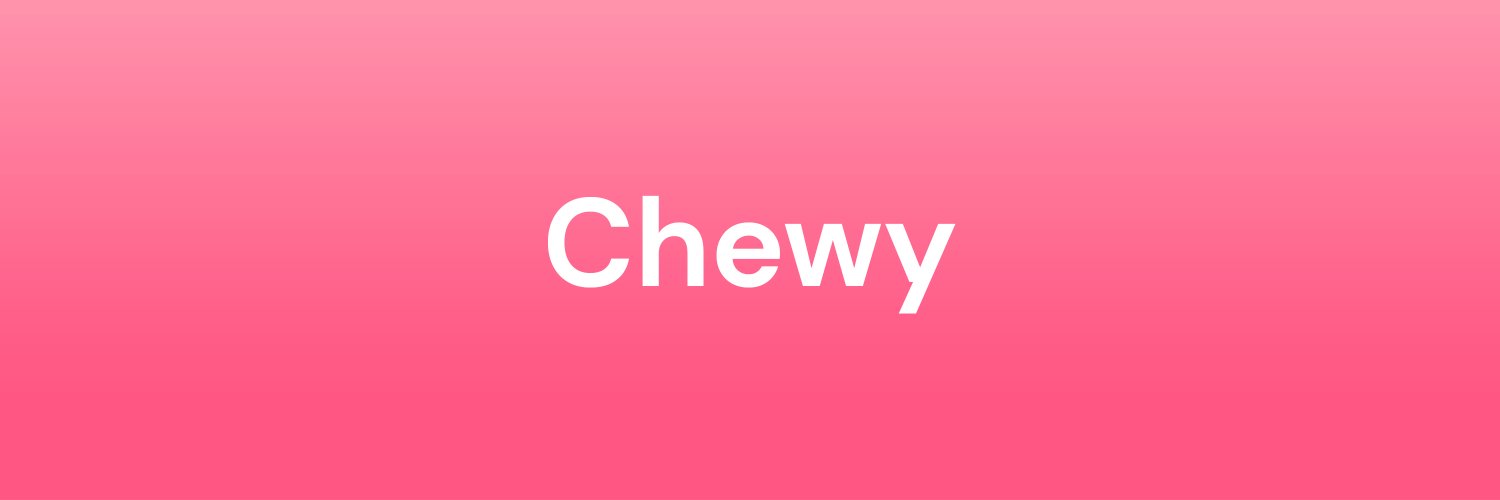 Chewy banner