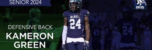Kameron green banner