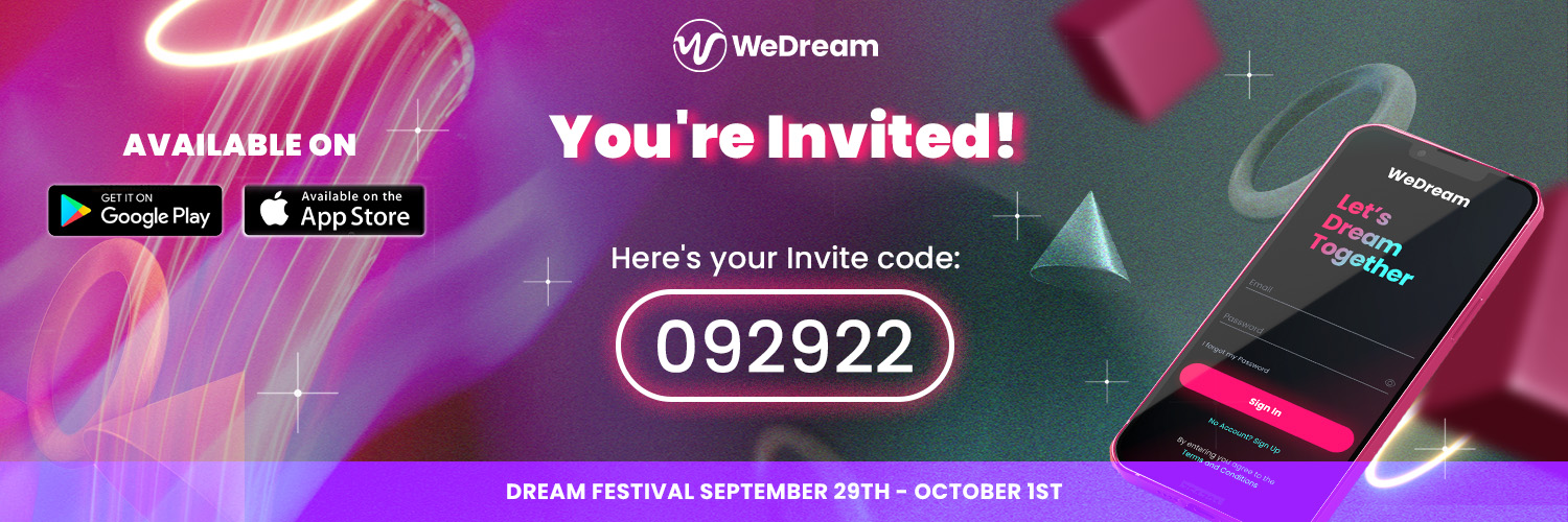 WeDream | The Future of Social Interaction banner