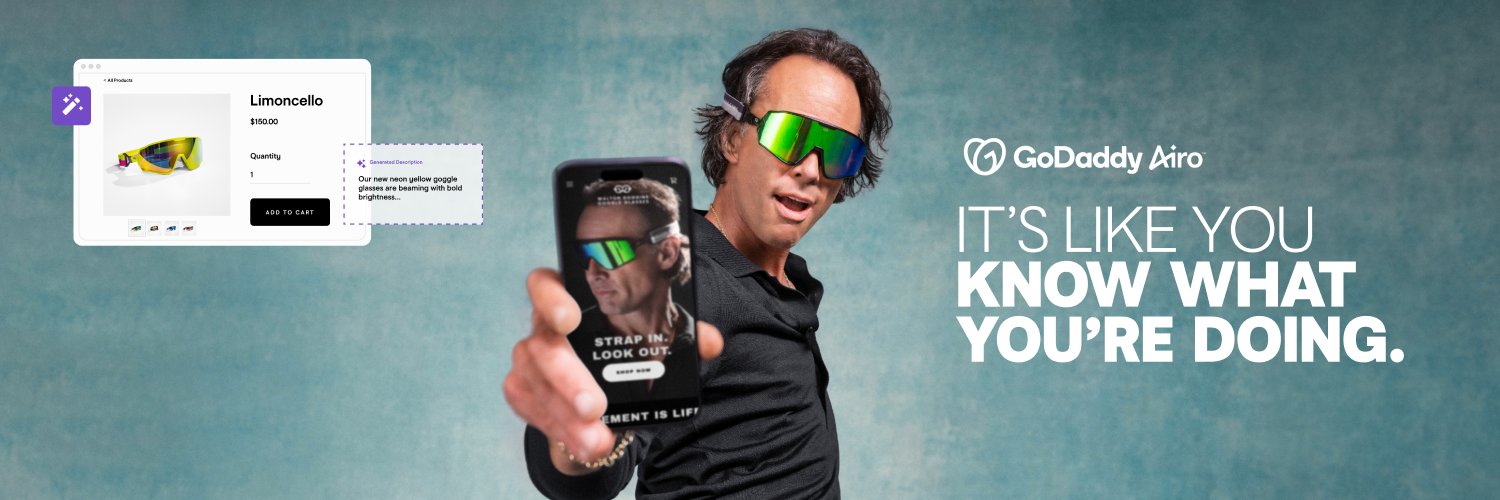 GoDaddy's banner