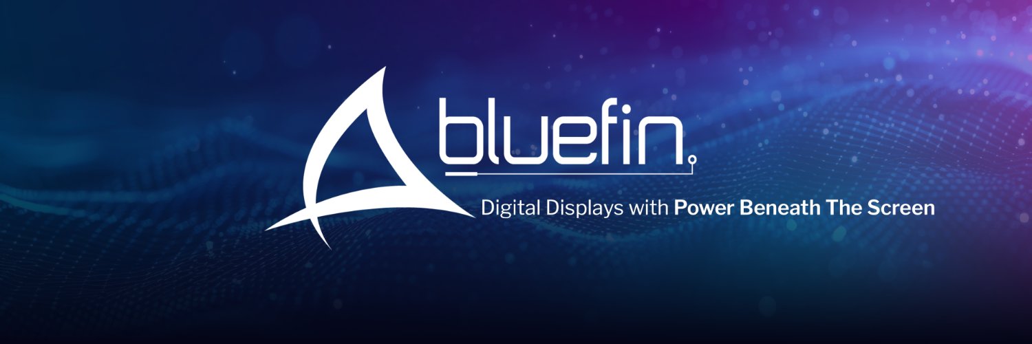 The Bluefin LCD banner