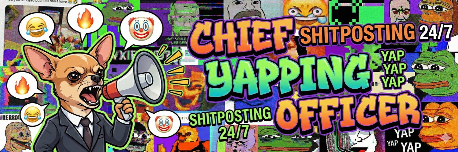 Chief Yapping Officer banner