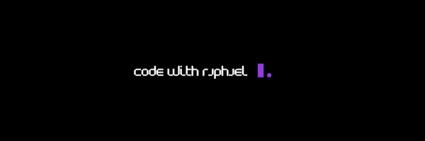 codewithraphael Profile Banner