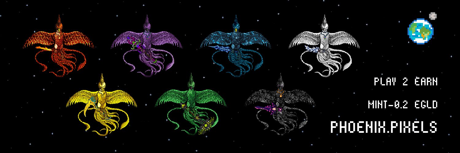 Phoenix Pixels ✖️ NFT banner