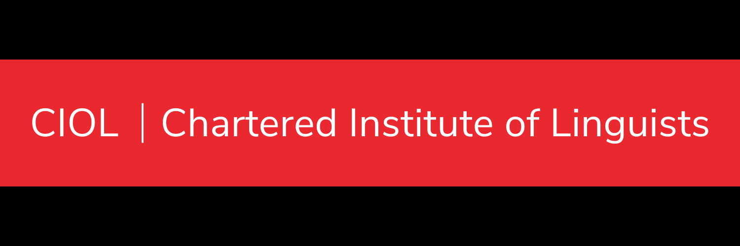 Chartered Institute of Linguists's banner