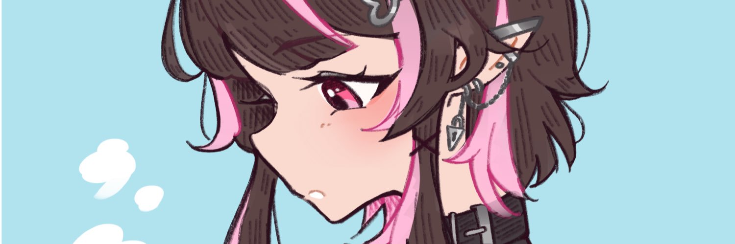 Cas 🩷🗝️| Mimic Vtuber banner