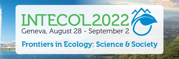 INTECOL 2022 Geneva banner