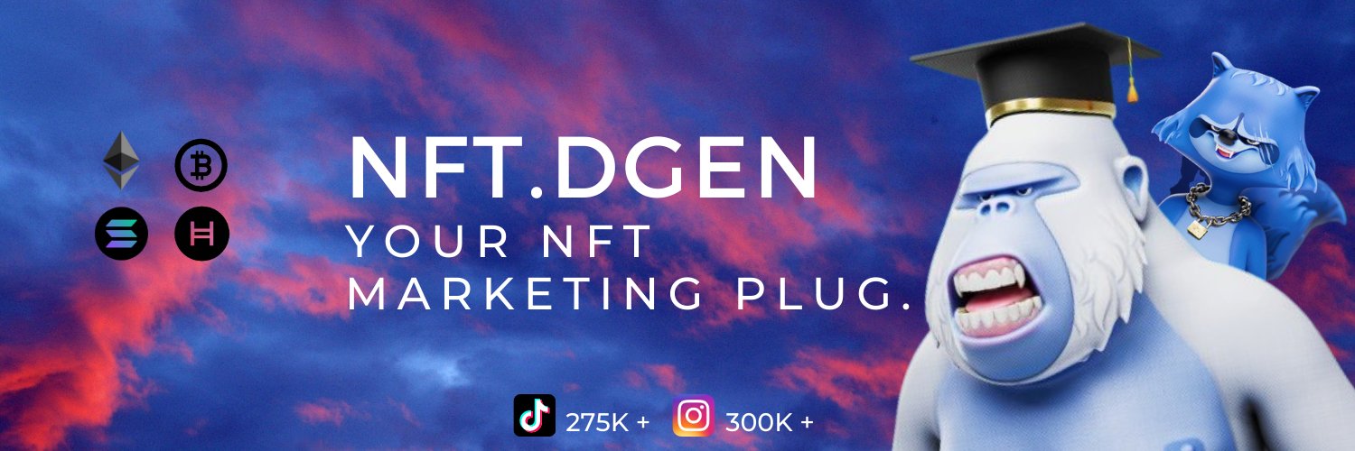 NFT DGEN 💎 - Marketing Advisor 🔌 Profile Banner