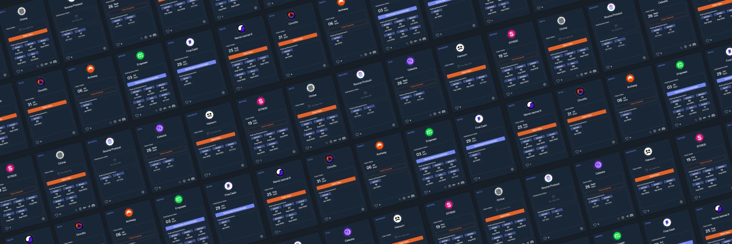 Cosmos Airdrops | Track Airdrops Online 🪂 banner