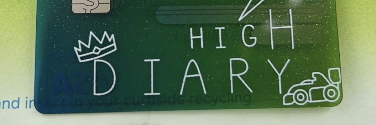 High Diary📙🏚 💯 banner