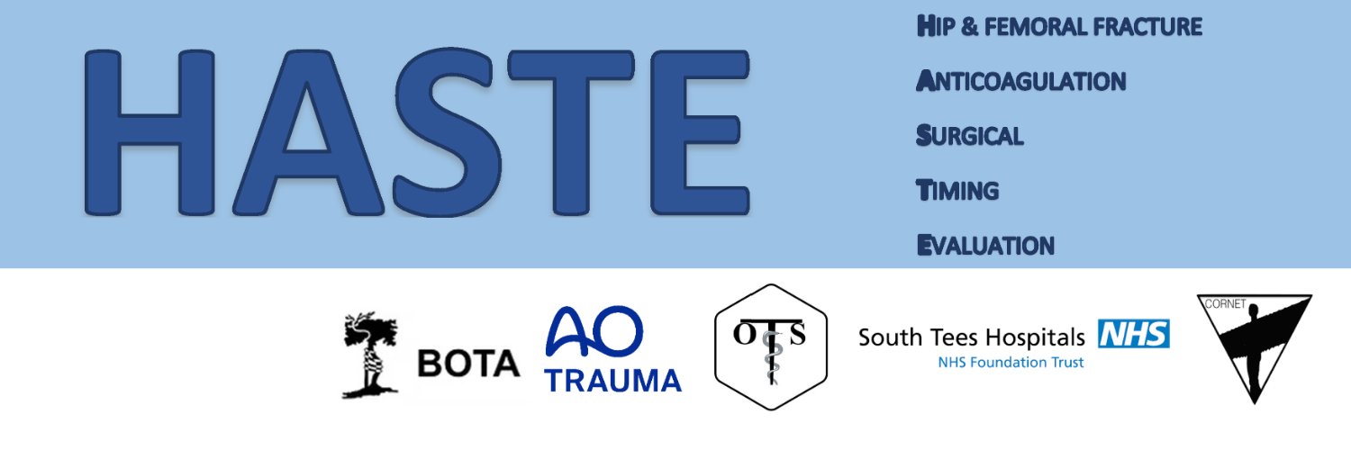 The HASTE Study banner