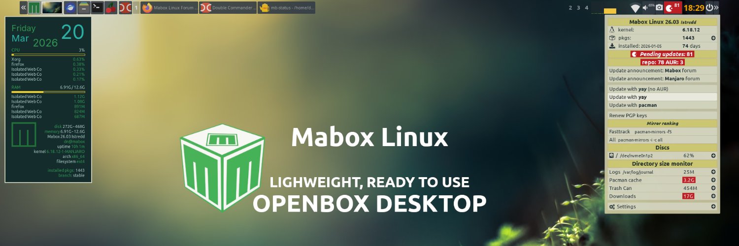 MaboxLinux's profile banner image