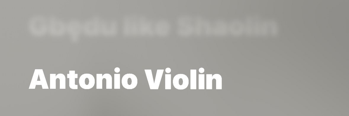 antonio violin 🧞‍♂️ banner