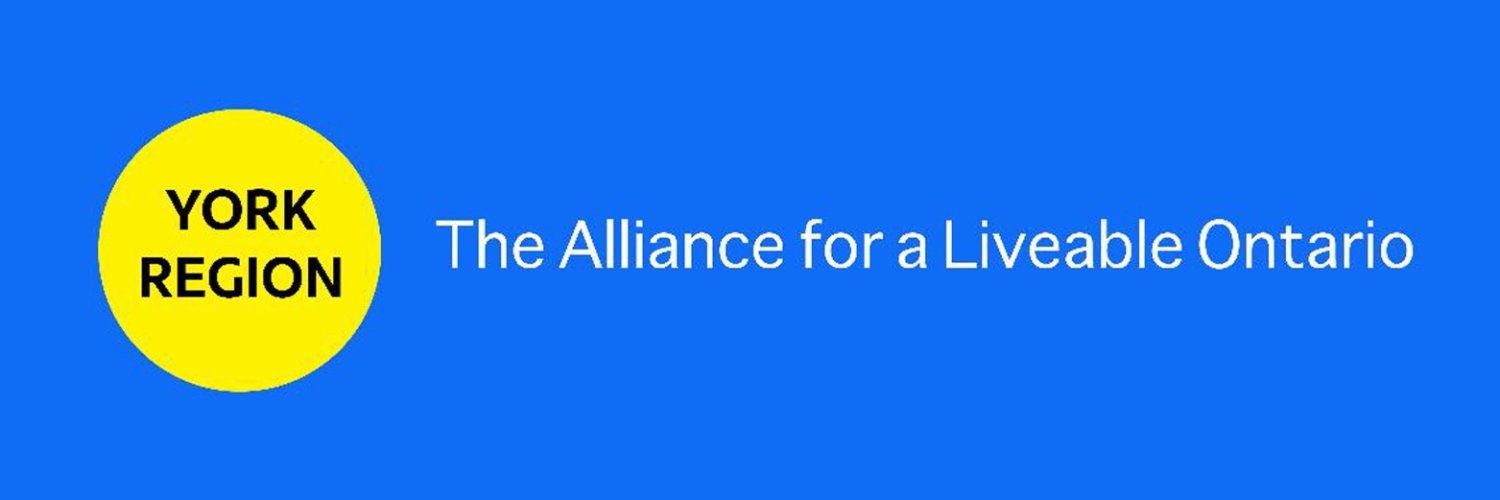 Alliance for a Liveable Ontario - York Region banner
