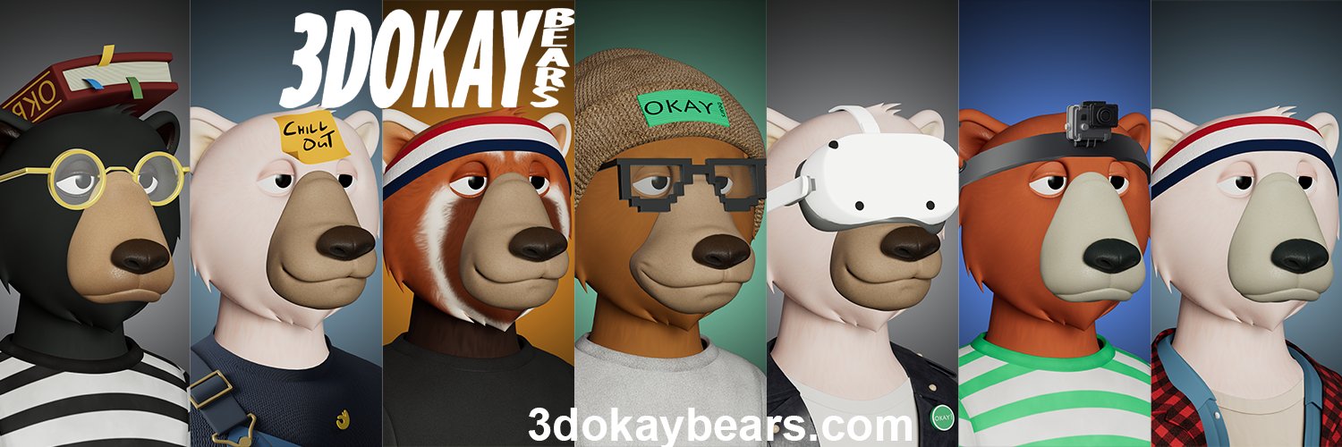 3D Okay Bears banner