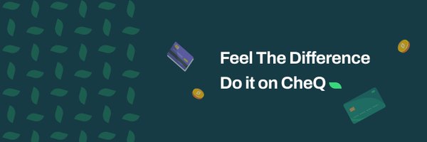 CheQ_One Profile Banner